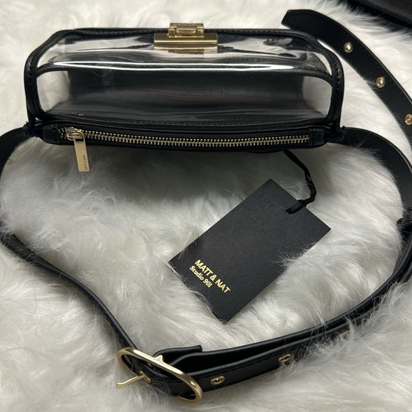 CIELCLR Vegan Belt Bag - PVC - CLEAR/BLACK / OS - Picture 3 of 3